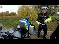 Traffic Officer Shows a Police Motorcycle and Talks About His Work
