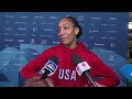 A'ja Wilson on Team USA women's basketball win over Australia