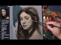 Portrait Painting LIVE! | Old School Style COLOR MIXING!