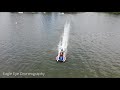 Outboard Hydroplane Race Drone Footage