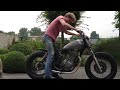 First start Suzuki GN400 Café racer / Brat bike / Bobber project