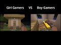 Village in Minecraft | Girl Gamers VS Boy Gamers