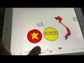 “Collapse of Indochina” Nothing ever lasts foverer… (Countryballs editon)