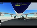 BOEING 747 Snowy landing in Izlorani 🛣️ PTFS Roblox ✈️✈️✈️