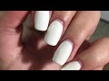 DIY manicure w/ dip powder and gel polish!