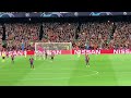 Leo Messi amazing free kick goal Barcelona Liverpool 3-0 I FANS REACTION I Best angle at the stadium