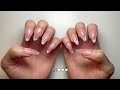 Blush Cat Eye Nails at home 🐈‍⬛💕 | DYI Magnet gel polish | Cat Eye French Nails