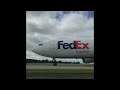 FedEx A300-600F Taxi And Takeoff | YOW