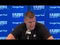 Nikola Jokić Talks Nuggets Being Eliminated by the Wolves in Game 7 | 2024 NBA Playoffs