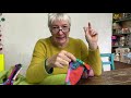 Sunday Chat on a Monday - binding the flying goose quilt with those gorgeous Kaffe Fassett fabrics