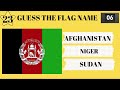 Guess the Flag Names | Quiz of the Flag Names | Fun and Educational Quiz for Kids