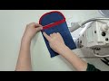 DIY 남은 청바지 조각으로 30분안에 미니 크로스백 만들기/How to make a mini crossbag in 30 minutes using scraps of jeans