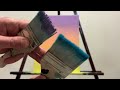 How to Blend a Color Gradient with Acrylic Paint on Canvas