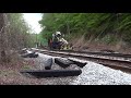 CSX MOW Crew Replacing Railroad Ties On The Old Main Line