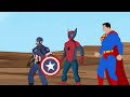 Rescue TEAM WHITE HULK & SPIDERMAN, SUPERMAN, BLACK PANTHER 2: Returning from the Dead SECRET -FUNNY