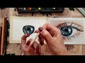 Drawing Realistic Eye with Color Pencils 🎨 How To Paint An Eye? A Drawing Tutorial by Prismacolor