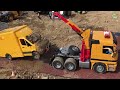 Bruder World Car Truck Tractor Excavator Toy in Motion