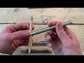 Wingback mechanical pen in brass