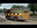 [STANDBY] KFRS Charing Pump Ladder turns out from Ashford Fire Station!