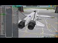 Kerbal Space Program Variable Sweep Wing fighter jet tutorial