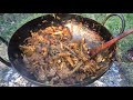 Cooking a 7 KG Goat in My Village - Cooking Mutton Kulambu Using a Traditional Meat Tenderizer