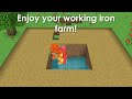 Easiest Iron Farm in Minecraft Bedrock 1.21 Tutorial! (MCPE/Xbox/PS4/Nintendo Switch/Windows10)
