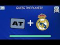 GUESS THE PLAYER FROM THEIR INITIALS + CLUB LOGO - FOOTBALL QUIZ 2024
