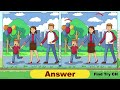 【Difference finding game】Three in total! Great for brain exercises No890