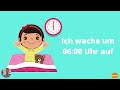 Mein Tag | My Day | Daily Routine in German | German for Children