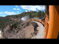 Riding train in Durango