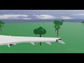 Garuda Indonesia 152 | Roblox Crash Animation