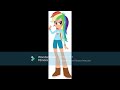 Humanized Rainbow Dash Voice and Animation Test