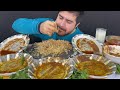 ASMR; Eating Spicy 2 Mutton Legs Curry+Spicy Chicken Thai Curry+Spicy Eggs Curry with Rice Mukbang