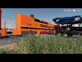 TRAIN DESTROYS SEMI HAULING $2 MILLION OF CARS (LUXURY CAR CRASH) | FS19