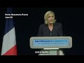 French Elections: Marine Le Pen Says French Put National Rally in Lead