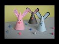 How to Make Easy Paper Bunny - Top Ideas for Kids / DIY Simple Paper Easter Bunny