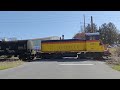 Engine AMHR 8651 and Norfolk Southern 5666 passed by Amtrak 615