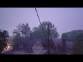 2AM Tornadic Lightning Storm May 7th 2024 Pittsburgh PA