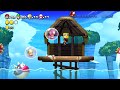 New Super Mario Bros U Deluxe (Small) – 4 Players Co Op Walkthrough World 1