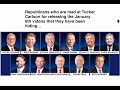 Republicans who are against the release of the January 6 videos.