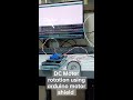 DC Motor Rotation using Arduino Motor Shield