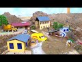 Miniature Town Flood Disaster - Tsunami Dam Breach Experiment - Diorama Destruction