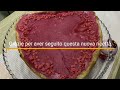 Cuor di sfoglia con crema per San Valentino