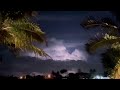 Lightning Storm off of Miami / Southern Florida Thunderstorm & Lightning Show!