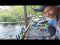 CAMP FISHING TEREKAM INI SARANG MONSTER BUKAN SARANG ULAR,tidur mancing di atas rakit bambu