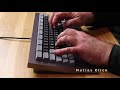 Typing Demo: Matias Click vs. Alps SKCM Blue