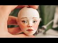 Making porcelain ball-jointed doll - the process and behind the scenes