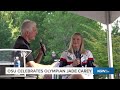 Oregon State welcomes home gold medalist Jade Carey