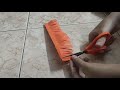 How to make a origami broom and dust pan