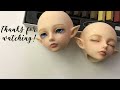 Tips and tricks for using gouache paint in BJD faceups (Featuring Fairyland Minifee Karsh)